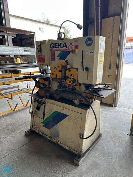 2005 Geka Hydracrop 55/A Hydraulic Ironworker, 55-Ton, 3PH