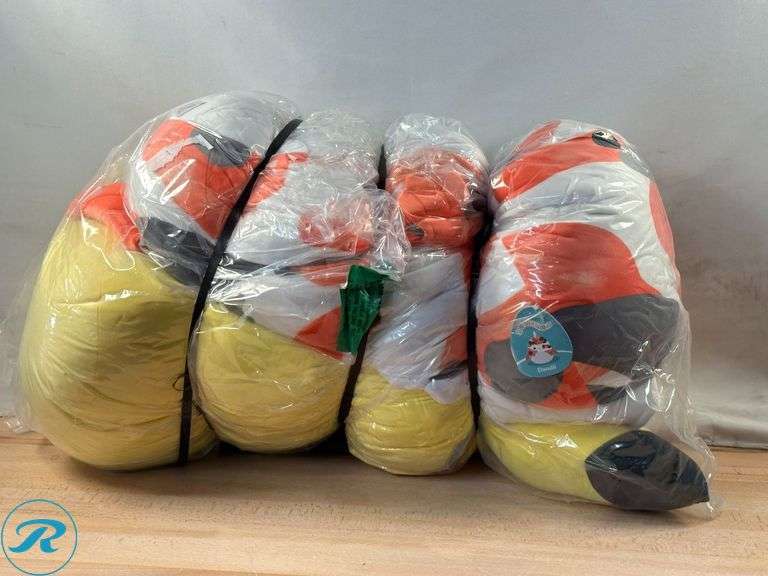 Squishmallows:  Kellytoy 2023 Dandii The Koi Fish 7.5"- Used; Squishmallows: 24" Pikachu- Used - Roller Auctions