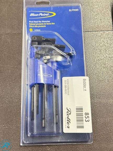 Blue-Point Pivot Head Hex Wrenches, 4-8mm - Roller Auctions