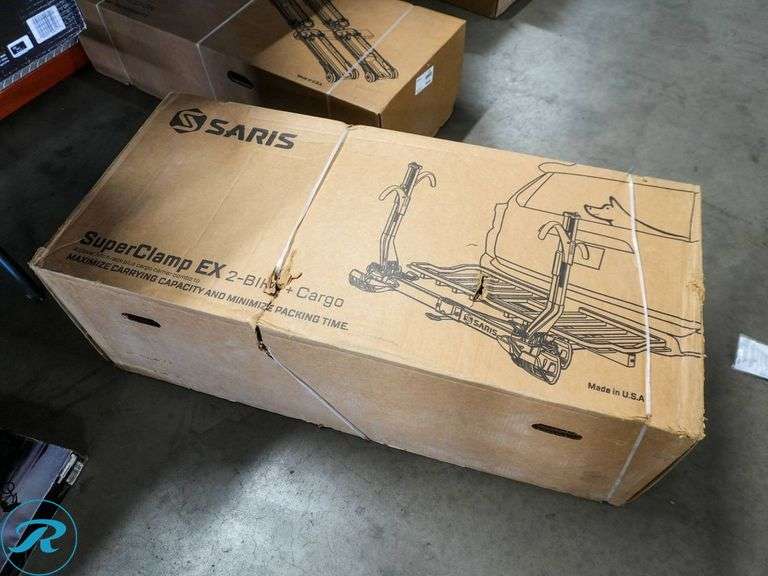 Saris SuperClamp EX 2-Bike + Cargo Hitch Mounted Rack - Roller Auctions