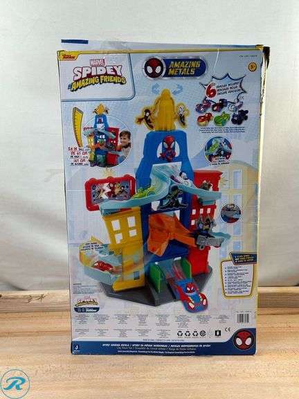 Marvel Spidey and Friends Amazing Metals City Track Set - New - Open Box - Roller Auctions