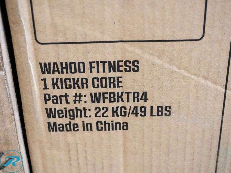 Wahoo KICKR Core Smart Bike Trainer - Roller Auctions