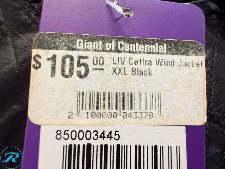 (2) Liv Cefira Women’s Wind Jackets, Size XL and XXL - Roller Auctions