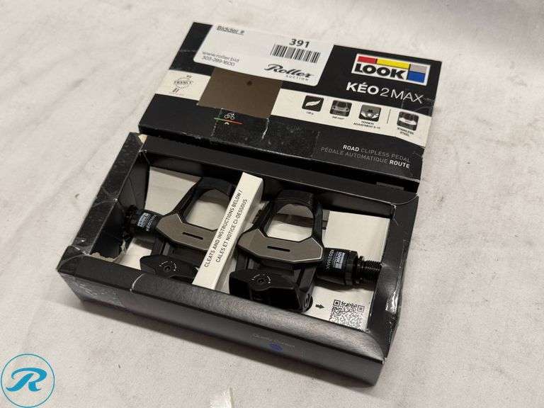 Look Keo 2 Max Road Bike Pedal Set - Roller Auctions
