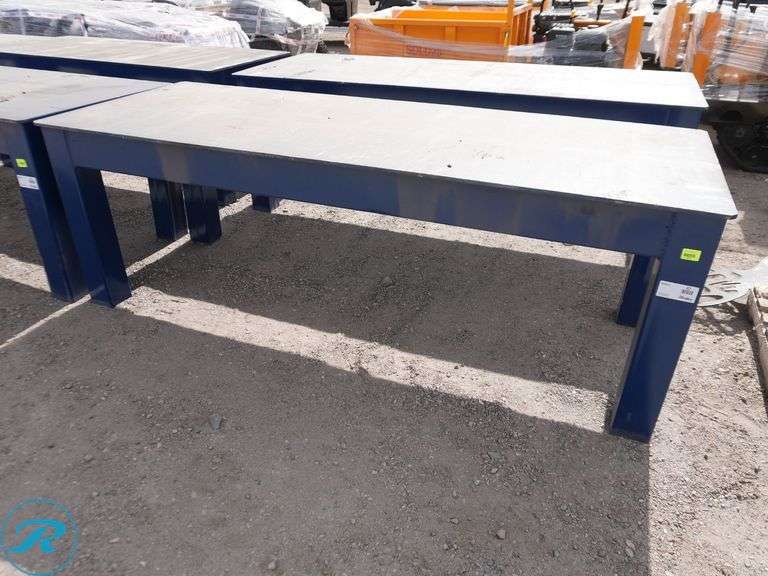 New Steel Nesting Table, 96" x 36" x 33" High - Roller Auctions