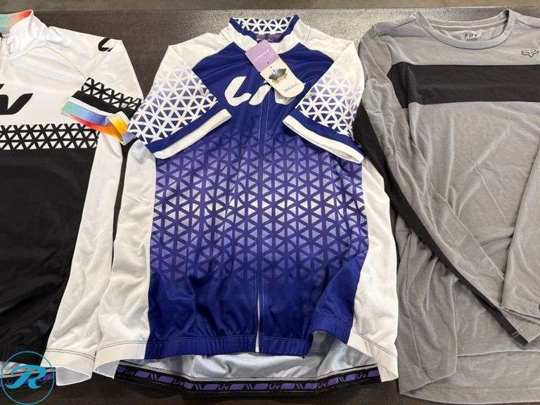 (3) Women’s Cycling Jerseys, Size L/XL - Roller Auctions