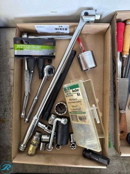 Pittsburgh and Miscellaneous Hand Tools with Sockets and Accessories - Roller Auctions