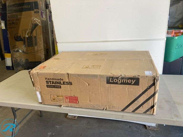 (1) New LIVIZA SS Drop-in 33-in x 22-in Stainless steel Single bowl 16 -Gauge Kitchen Sink - Roller Auctions