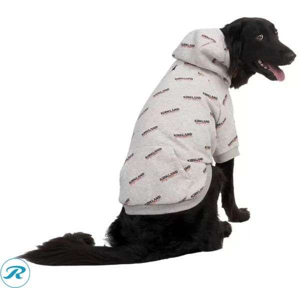 (6) Kirkland Signature: Pet Logo Hoodie, Assorted Size, Grey- Like New/ Previously tried on - Roller Auctions