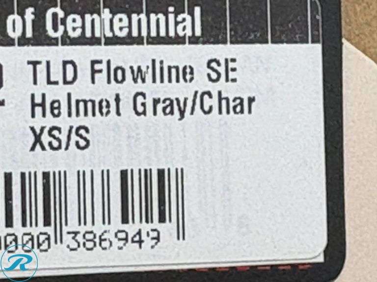 Troy Lee Designs Flowline SE Helmet, Gray/Char, XS/S - Roller Auctions