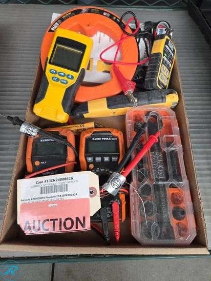 Klein Tools MM400 Multimeter, VDV500-063 Toner-Pro, and Assorted Tools - Roller Auctions
