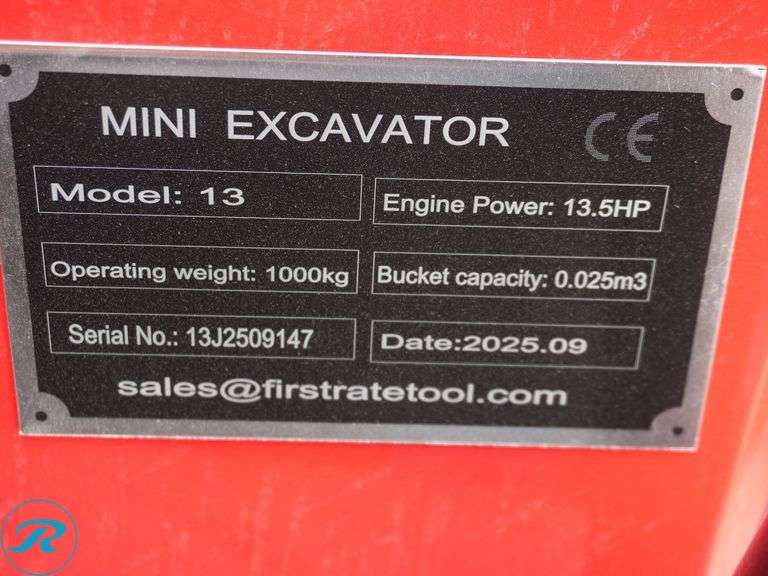 New 2025  Miva  VA13  Mini Excavator - Roller Auctions