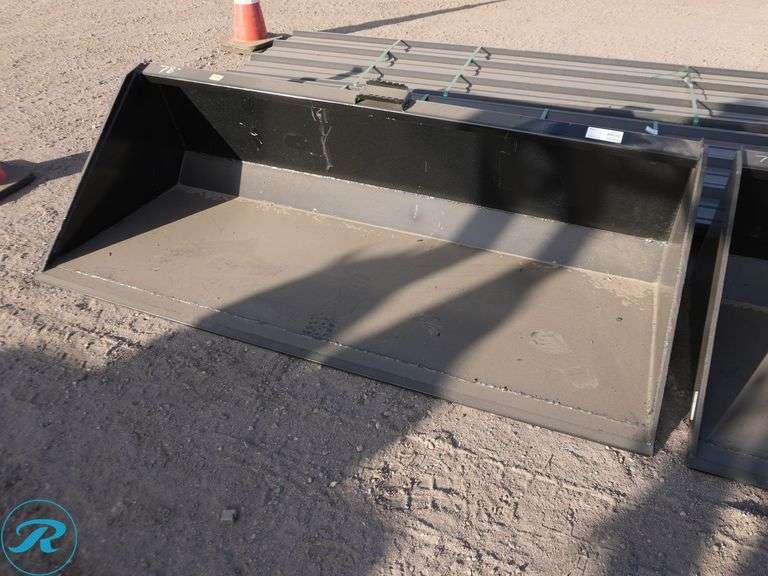 New Kit Containers Skid Steer Bucket, 78" - Roller Auctions