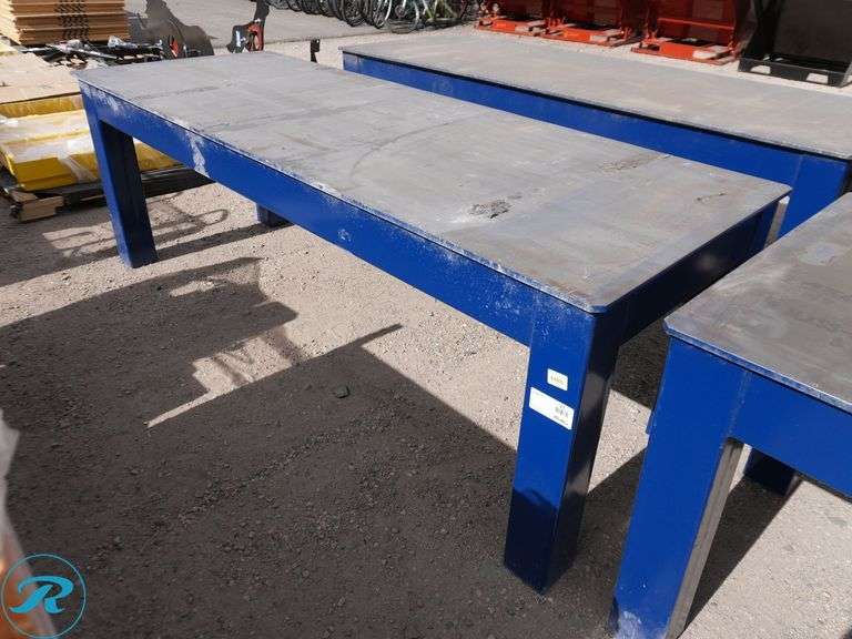 New Steel Nesting Table, 96" x 36" x 33" High - Roller Auctions