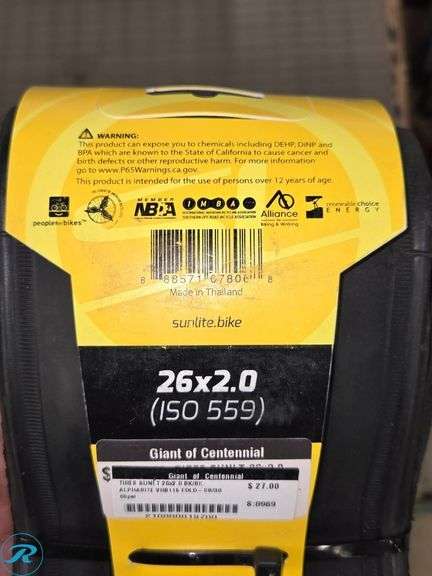 (8) Sunlite MTB Alpha Bite 26×2.0 Tires - Roller Auctions