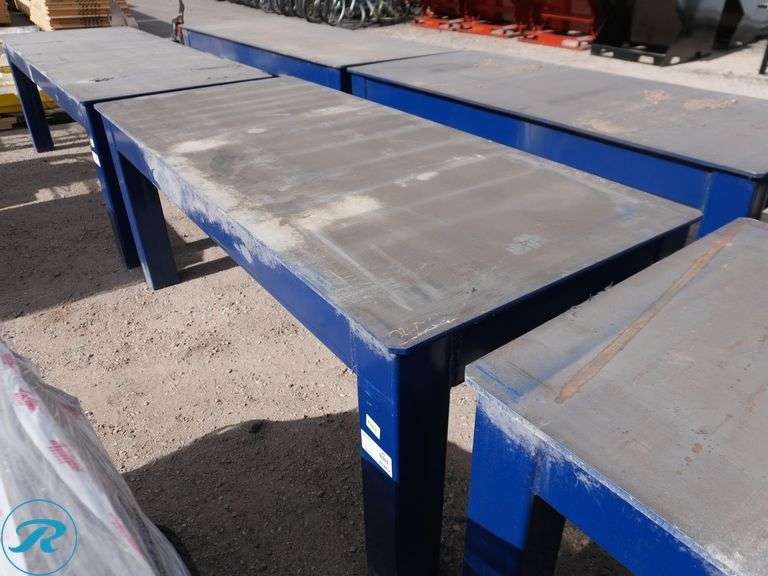 New Steel Nesting Table, 82" x 36" x 33" High - Roller Auctions