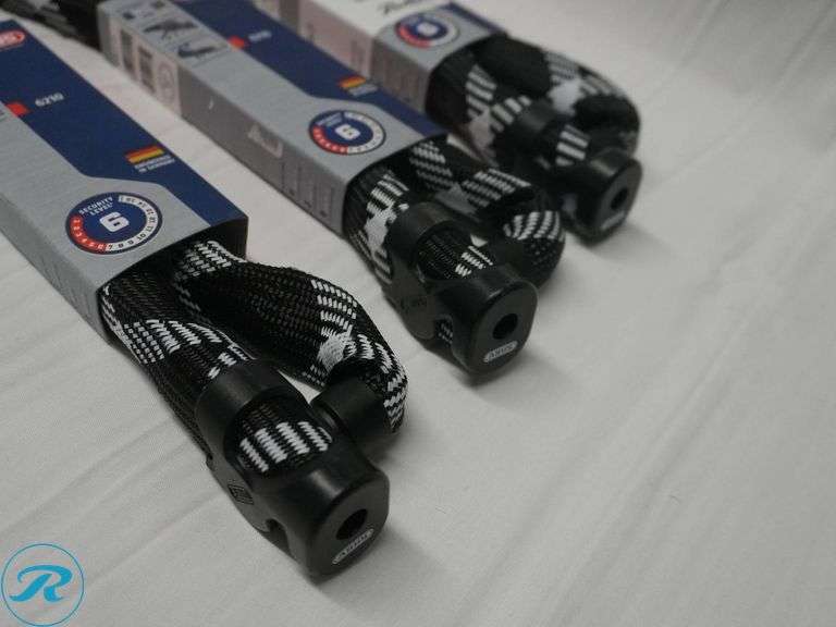 (3) Abus 6210 IVY Chain Locks with Protective Cover - Roller Auctions