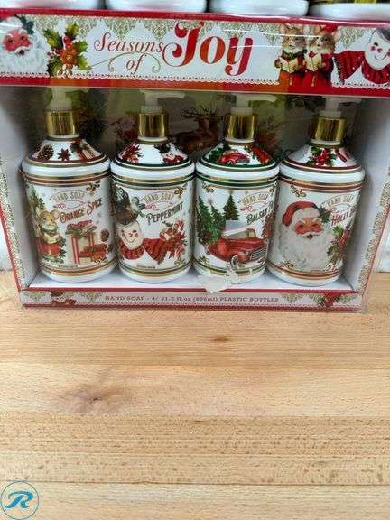 (2) Home&Body Seasons of Joy Liquid Hand Wash 4 x 636ml - New (1) No Box - Roller Auctions