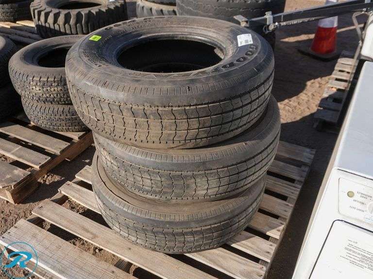 (3) Used LT235/85R16 Trailer Tires - Roller Auctions