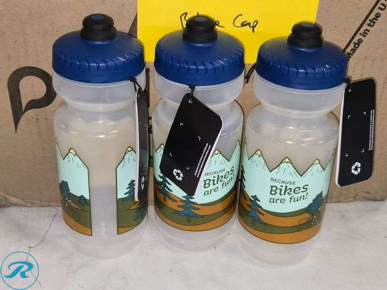 (28) Blue Spruce Branded Specialized Purist Water Bottles - Roller Auctions