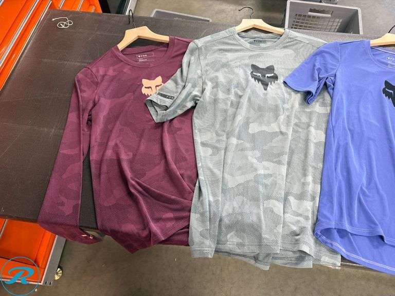 (4) Fox Ranger Women’s Jerseys, Size M - Roller Auctions