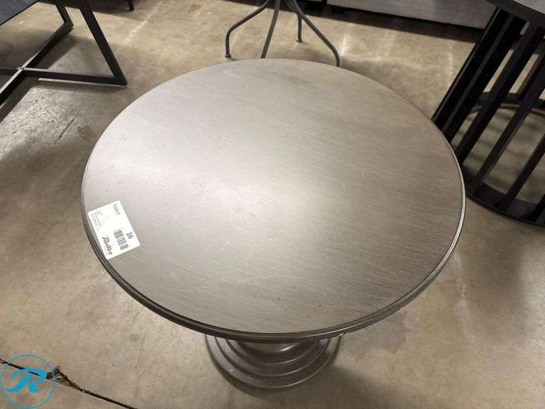 Round Pedestal Accent Table, 26-Inch Diameter - Roller Auctions