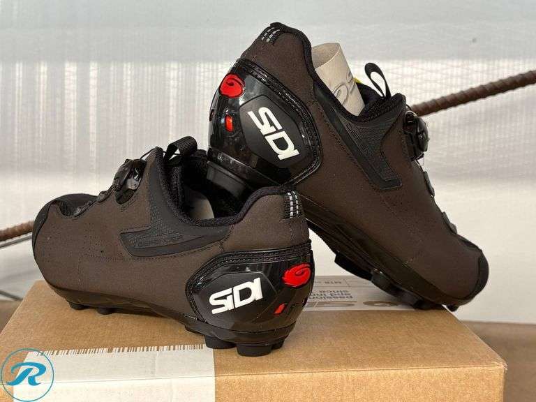 SIDI Gravel Brown MTB Cycling Shoes, Size 45 EU (US 10.4) - Roller Auctions