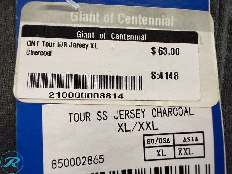 (2) Giant Tour Men’s Cycling Jerseys, Size L/XL - Roller Auctions