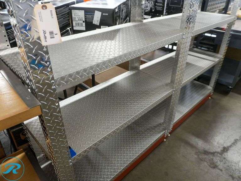 (2) 6-Tier Aluminum Shelving Units - Roller Auctions