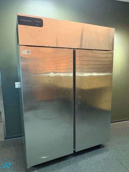 Welbilt Delfield GBF2P-S 2-Door Reach-In Freezer with Casters