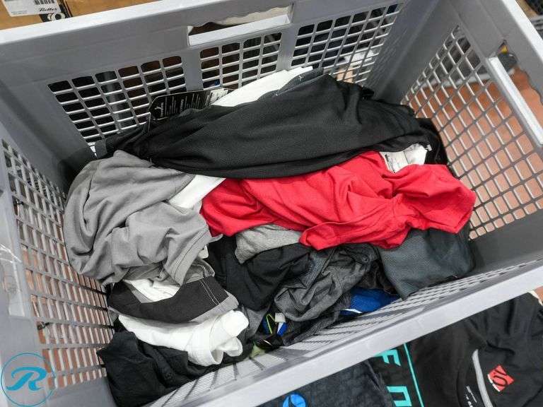 Crate of (56) Men's Cycling Shirts, Size M, Assorted Brands - Roller Auctions