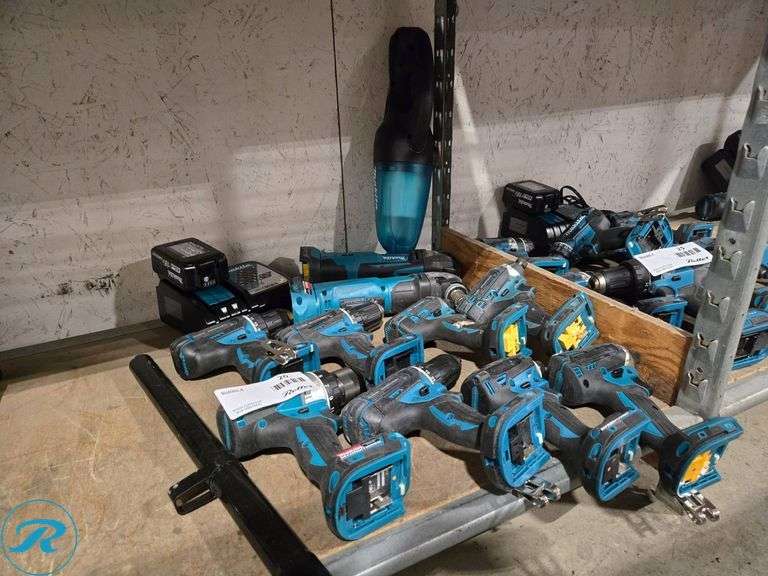 (11) Makita 18V Tools With Battery and Charger