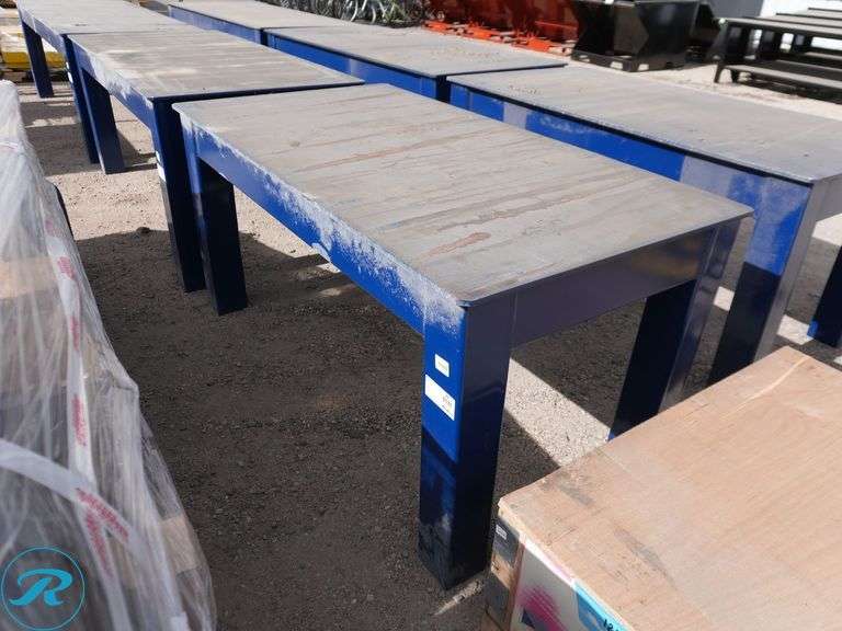 New Steel Nesting Table, 68" x 36" x 33" High - Roller Auctions