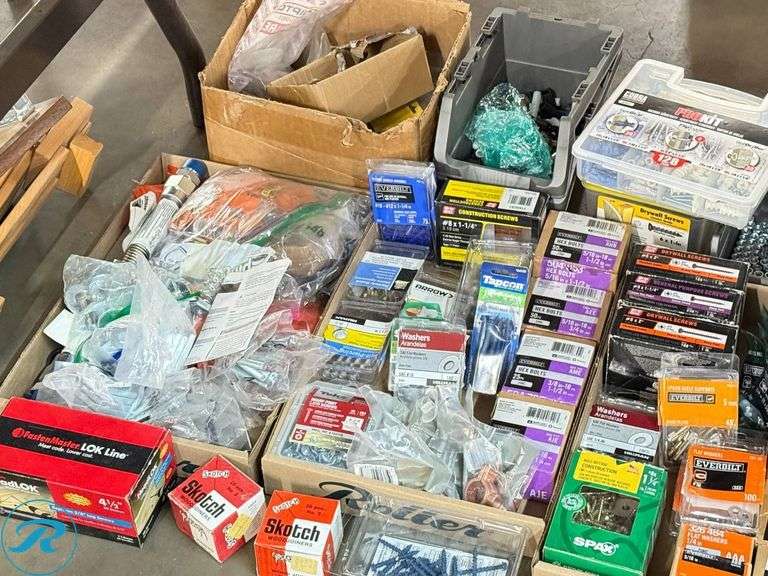 Fasteners, Hardware, and Accessories for Construction and Repair - Roller Auctions