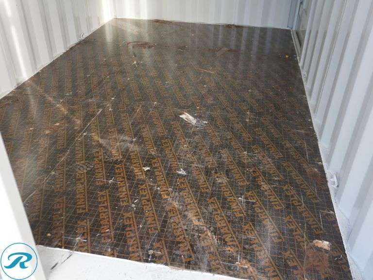 New Steel Storage Container, 12' L X 88" W X 98" H, Side Entry Door And Window, Forklift Pockets - Roller Auctions