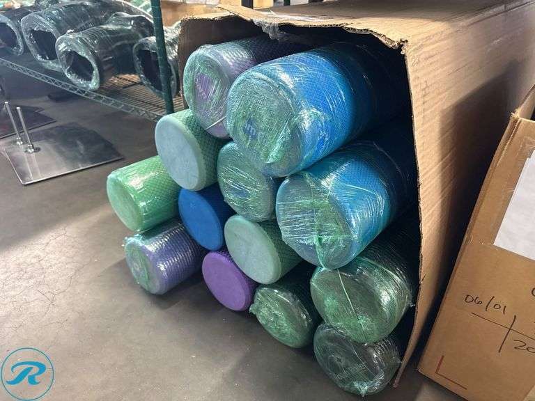 (2) Boxes of Assorted Foam Rollers - Roller Auctions