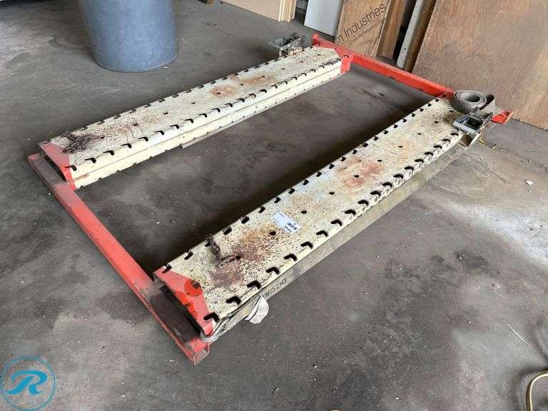 Stork Loader Forklift Attachment for Bundle Handling, 6’ x 50”, 2” x 8” Inside Diameter