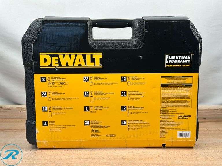 DeWALT 184 Piece Mechanics Tool Set- New - Roller Auctions