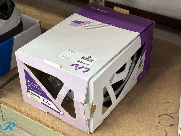 Liv Rev MIPS Bicycle Helmet, Grey, Size L (59-63 cm) - Roller Auctions