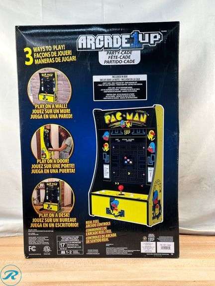 Arcade1Up: PAC-MAN Partycade 12 Games in 1- New/ Open Box - Roller Auctions