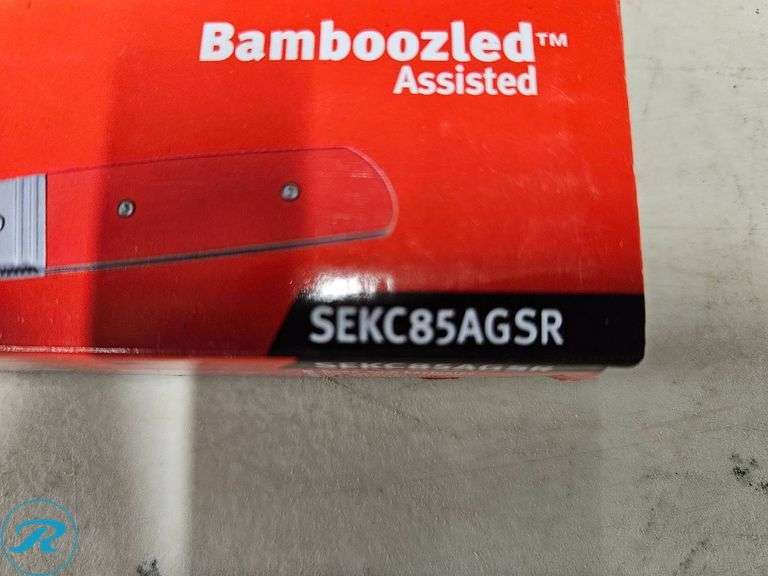 (2) Snap-on Bamboozled Assisted Knife SEKC85AGSR, D2 Blade Steel, G10 Handle - Roller Auctions