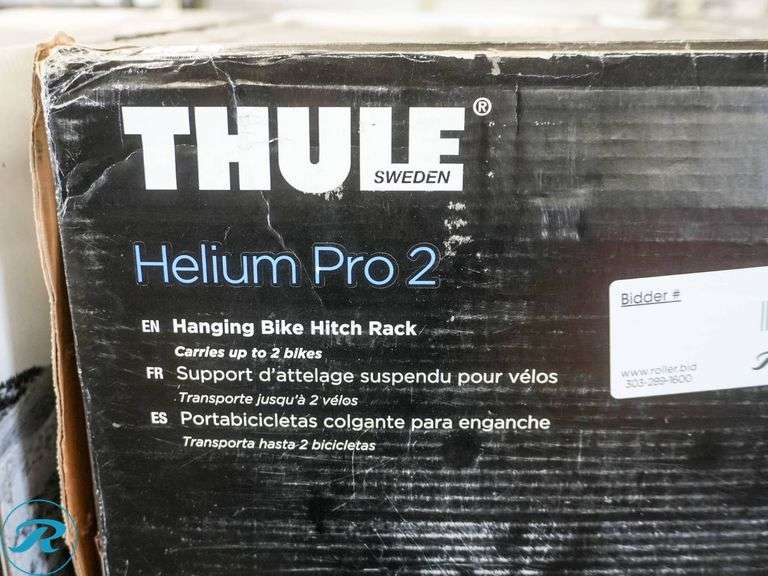 Thule Helium Pro 2 Hanging Hitch Mounted 2-Bike Rack - Roller Auctions