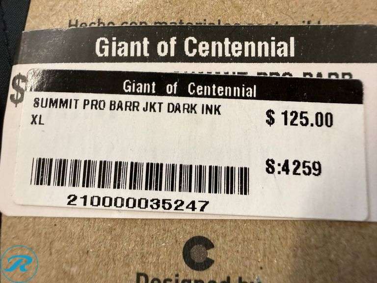 Pearl Izumi Summit Pro Barrier Men’s Jacket, Size XL - Roller Auctions