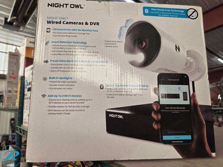 (2) Night Owl 4K UHD Wired Security Systems with 4 Cameras Each - Roller Auctions