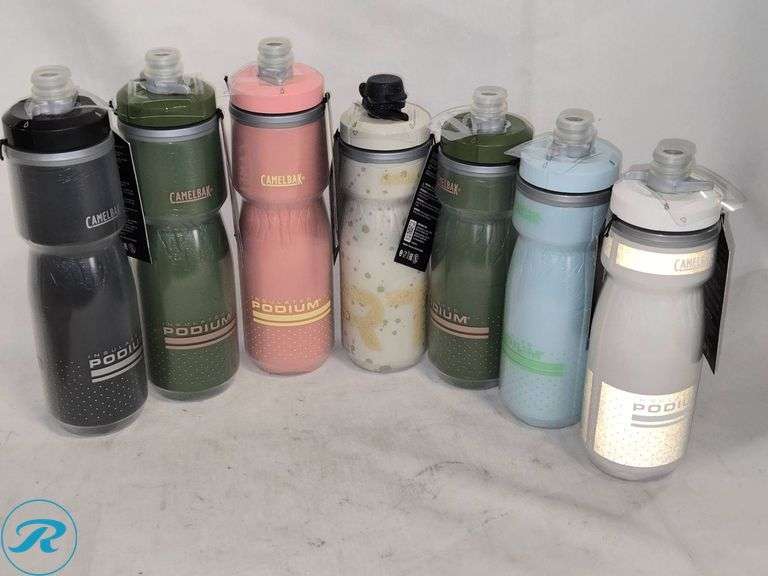 (7) CamelBak Podium Water Bottles - Roller Auctions