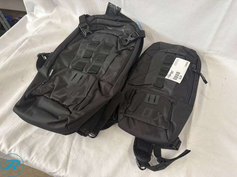 (2) Fox Utility Hydration Packs, 6L and 18L - Roller Auctions