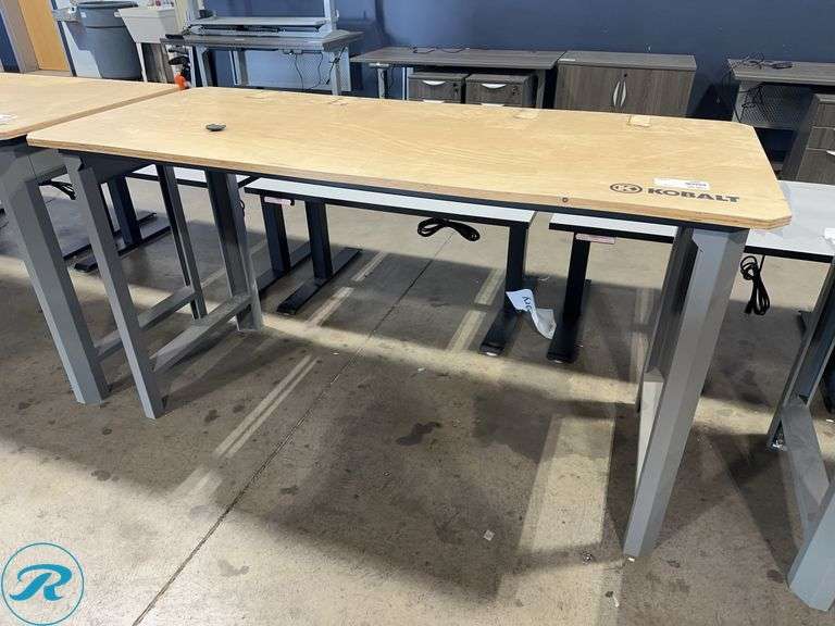 Kobalt Wood Top Workbench with Gray Metal Legs, 72" x 30"