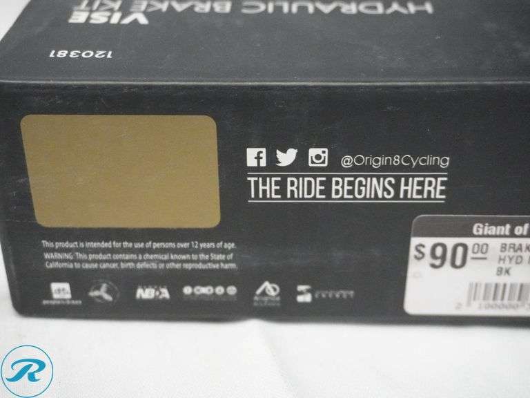 VISE Hydraulic Brake Kits with 180mm Front Rotor and 160mm Rear Rotor - Roller Auctions