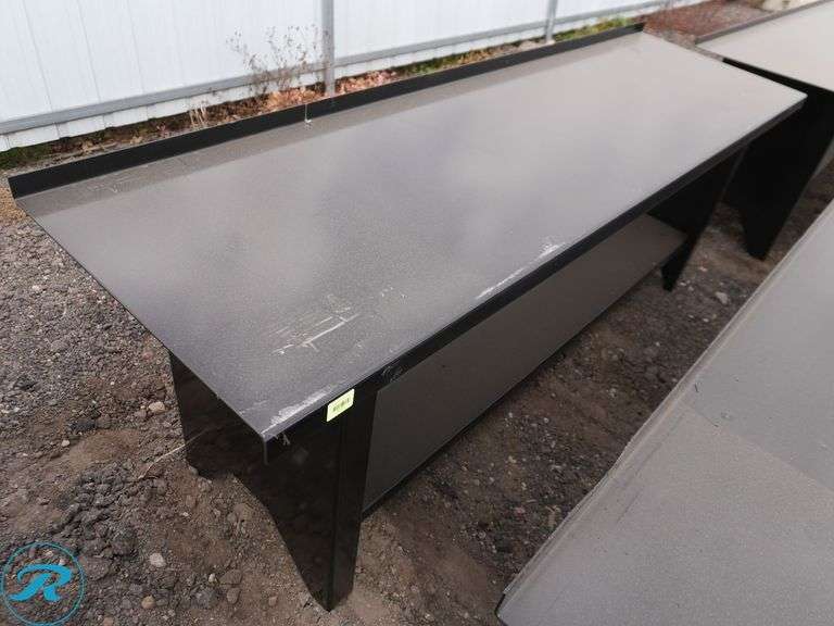 New Kit Containers Metal Work Bench, 90" x 28" - Roller Auctions