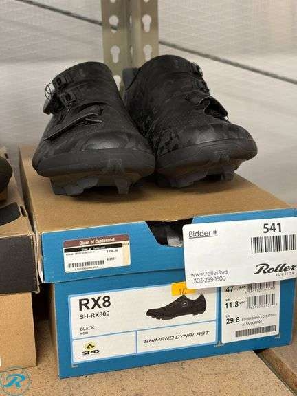 Shimano RX8 SH-RX800 Cycling Shoes, Black, EU Size 47 - Roller Auctions